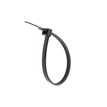 Set 50 coliere plastic ENTAC (50 buc.), 4.8mmX400mm, Negru Set 50 coliere plastic ENTAC (50 buc.), 4.8mmX400mm, Negru