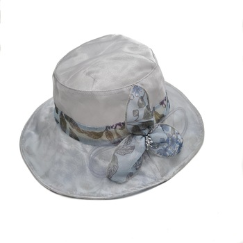 Palarie organza, Tia Accesorii, gri/bleu Palarie organza, Tia Accesorii, gri/bleu