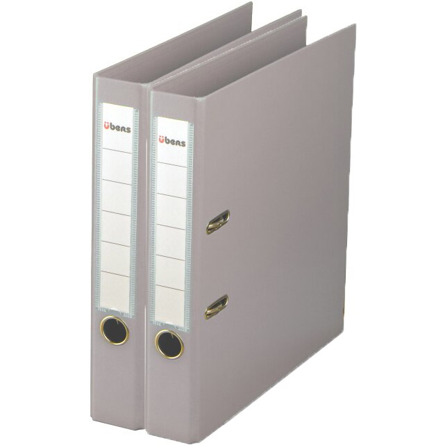 Biblioraft A4 PVC 50mm Ubers , Gri , 2buc/set
