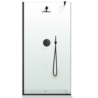 paravan dus walk-in aqua class black 60 x 195 cm sticla clara profil negru mat imagen 37_0_
0