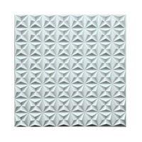 placa decorativa 3d pentru perete plastic alb 500 x 500 mm model stars imagen 44_0_
0