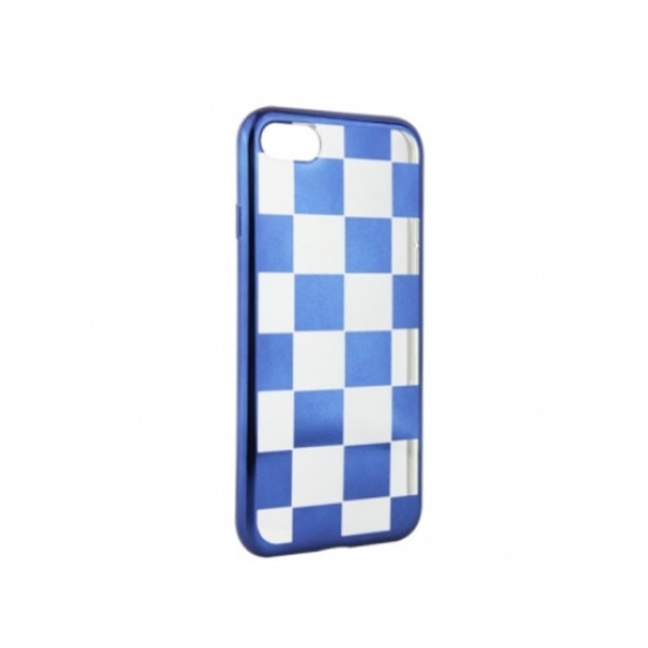 Husa Huawei P9 Lite 2017, Paramount, Chess, Transparent/Albastru