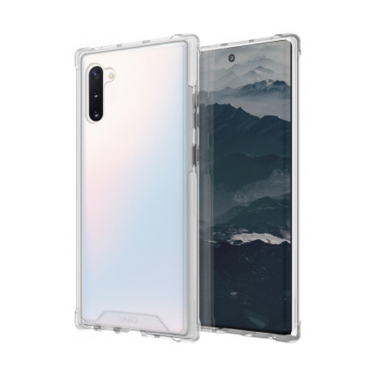 Husa Cover TPU Uniq Combat Antisoc pentru Samsung Galaxy Note 10 Alb