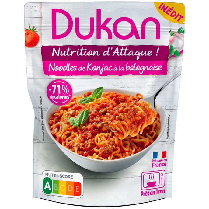 Paste Taietei din Konjac si sos bolognese, dieta Dukan, 280g