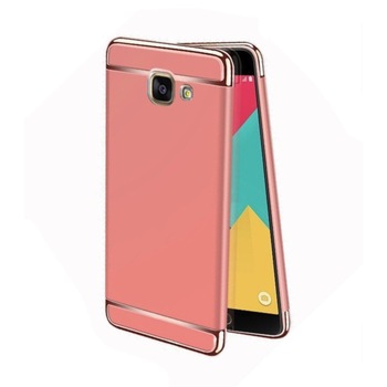 Husa 3 in 1 Luxury pentru Galaxy A3 (2017) Rose Gold Husa 3 in 1 Luxury pentru Galaxy A3 (2017) Rose Gold