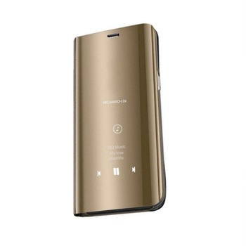 Husa Flip Mirror pentru Galaxy A6 (2018) Plus Gold Husa Flip Mirror pentru Galaxy A6 (2018) Plus Gold