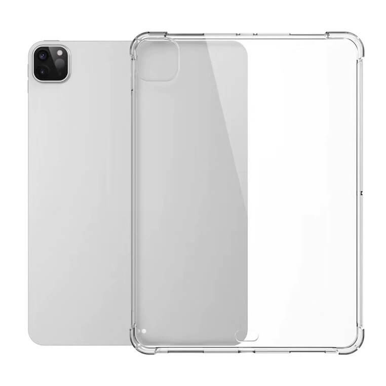 Husa Apple iPad Pro 12.9'' 2018, Antishock, Silicon, Transparent