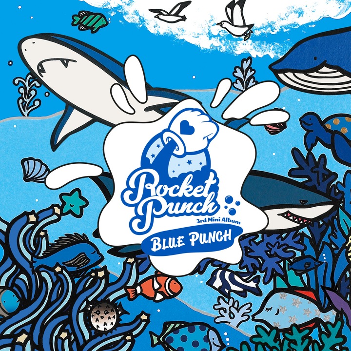 Rocket Punch - Blue Punch (3rd Mini Album) (CD)