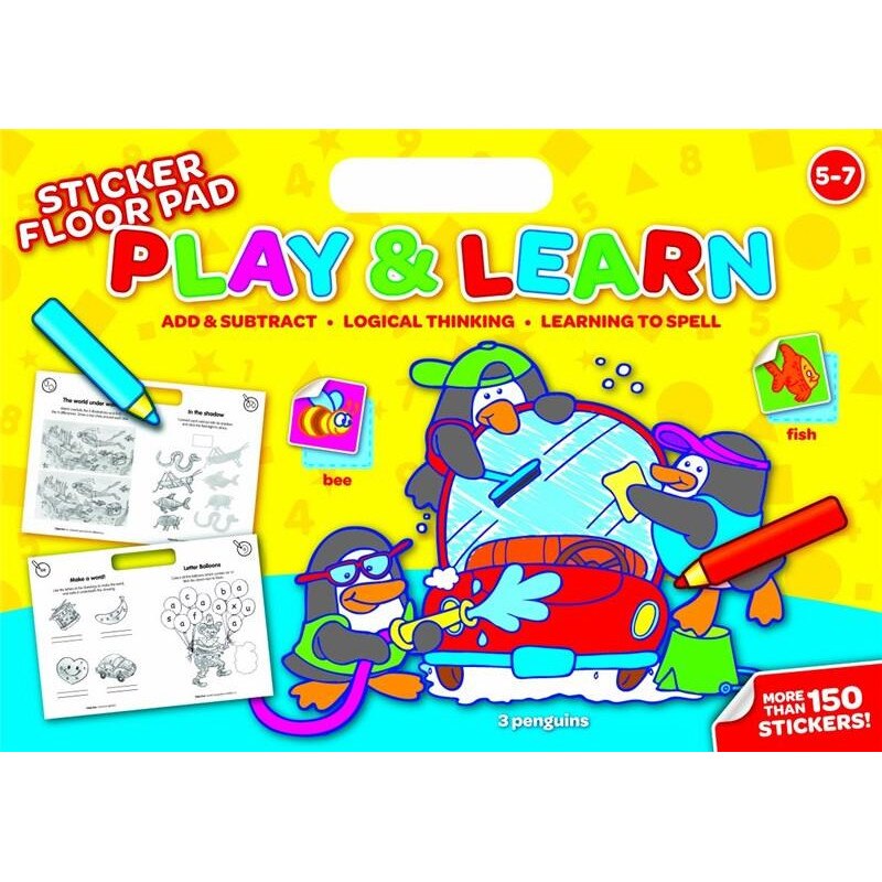 Sticker Floorpad Play & Learn 5 + Years -