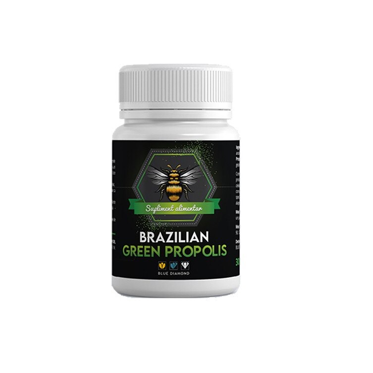 Propolis Verde Brazilian, 30 capsule, Blue Diamond