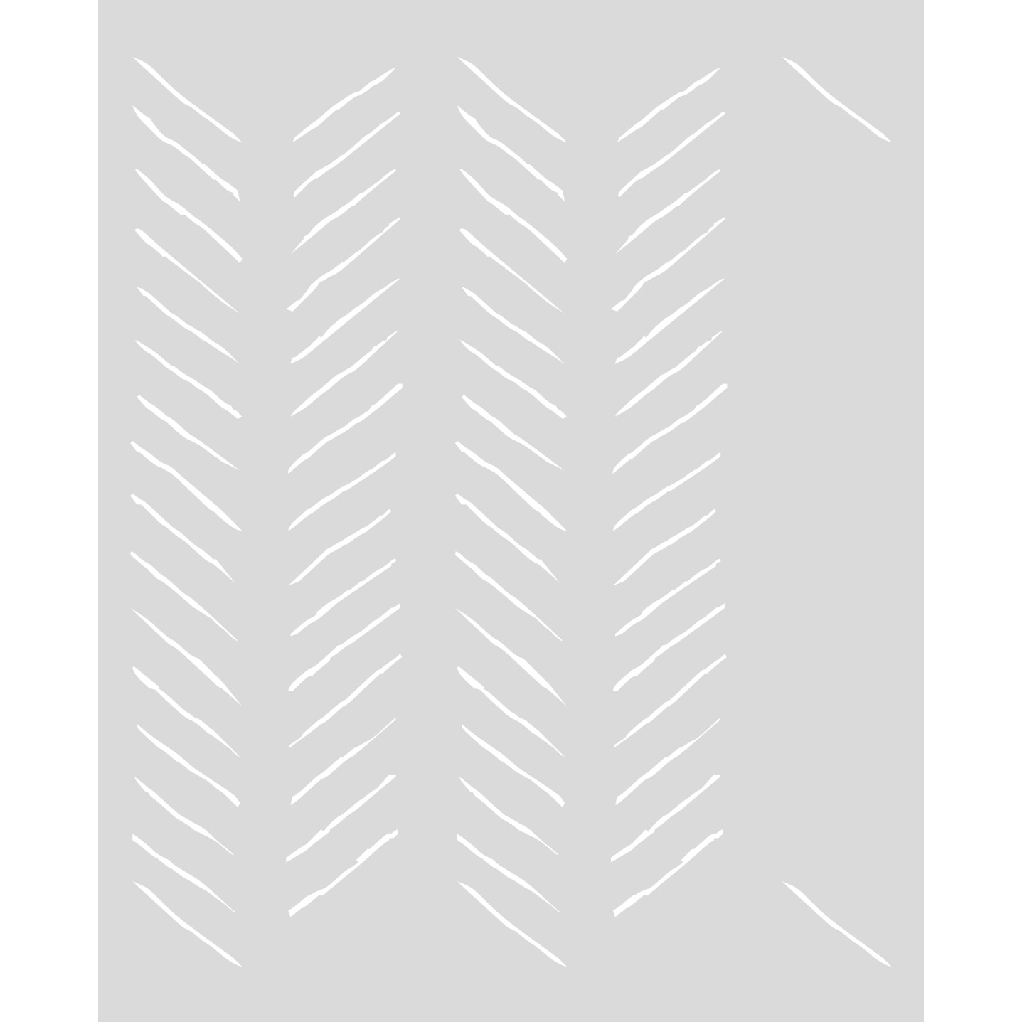 Sablon Refolosibil Repetitiv Fish Bones SP35 - 730 x 590mm