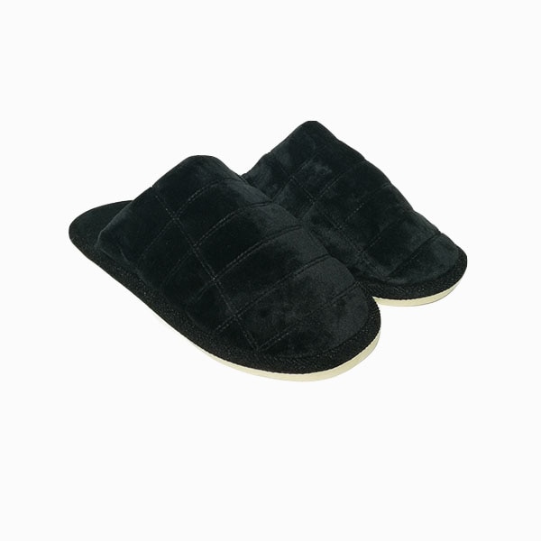 Papuci casa barbati Trendd Classic, Negru