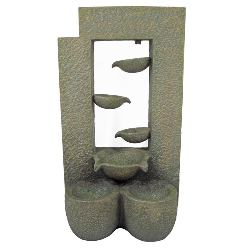 Fantana decorativa de gradina Ubbink, Rasina sintetica, 33,5 x 21,5 x 59,5 cm Verde