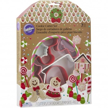 Decupatoare de Craciun pentru biscuiti, Wilton, 7 bucati Decupatoare de Craciun pentru biscuiti, Wilton, 7 bucati