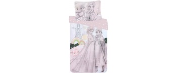 Set lenjerie pat copii Frozen 90x140 + 40x55, STN307544_12, SunCity, Roz Set lenjerie pat copii Frozen 90x140 + 40x55, STN307544_12, SunCity, Roz