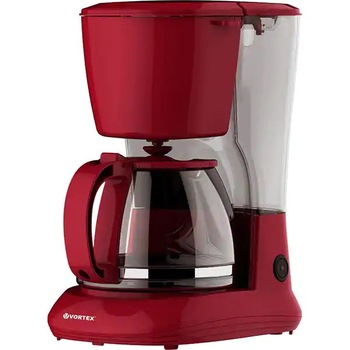 Cafetiera Vortex VO4012RD, 750W, 1.25L, Rosu Cafetiera Vortex VO4012RD, 750W, 1.25L, Rosu