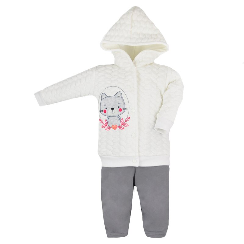 Compleu 2 piese pentru bebelusi Koala Psotka 05-716, Multicolor