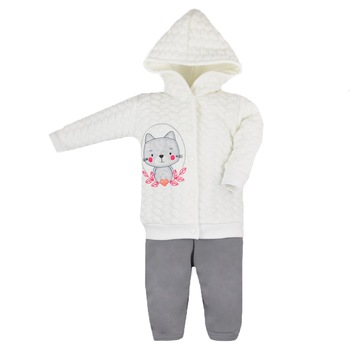 Compleu 2 piese pentru bebelusi Koala Psotka 05-716, Multicolor Compleu 2 piese pentru bebelusi Koala Psotka 05-716, Multicolor