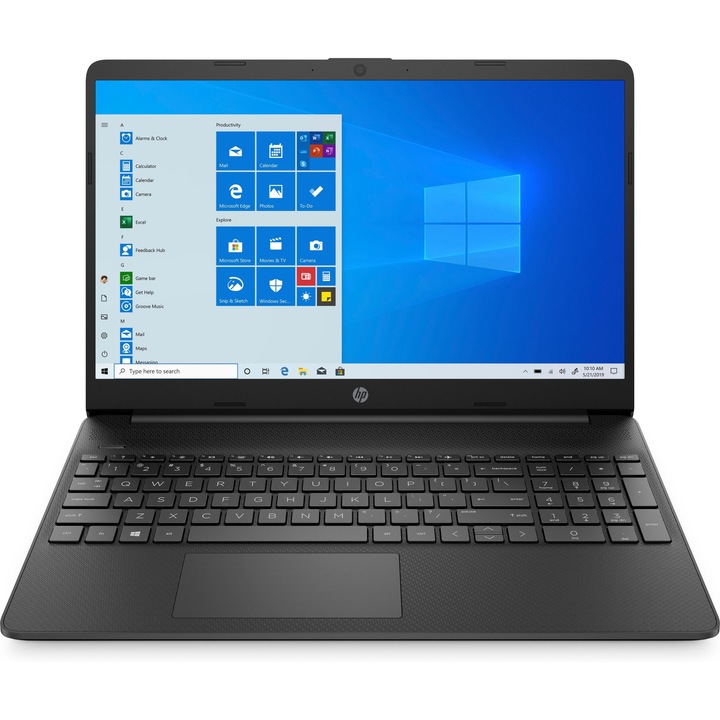 HP Pavilion laptop, 15,6", AMD 3500U (legfeljebb 3,7 GHz), 8 GB DDR4 RAM, 512 GB SSD, Windows 10 Home, fekete