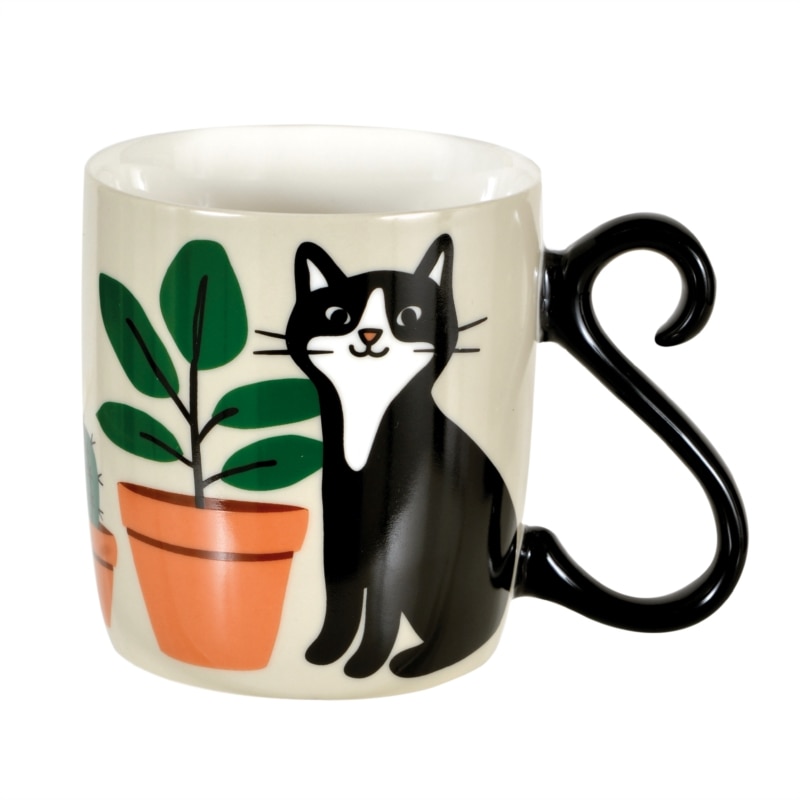 Cana - Houba - Chat Jardin, Portelan, 200 ml, Multicolor