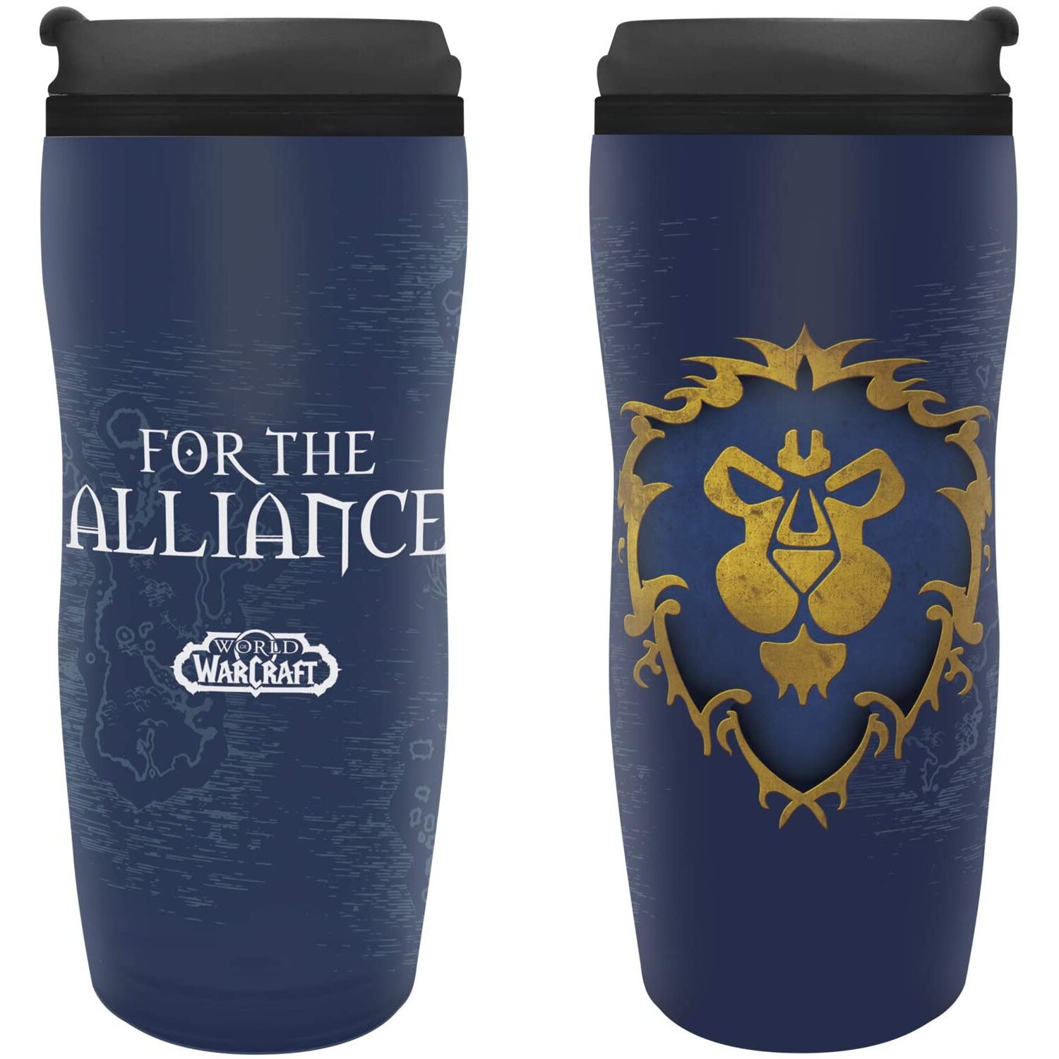 Cana de voiaj - World of Warcraft: Alliance, Plastic, 350 ml, Albastru