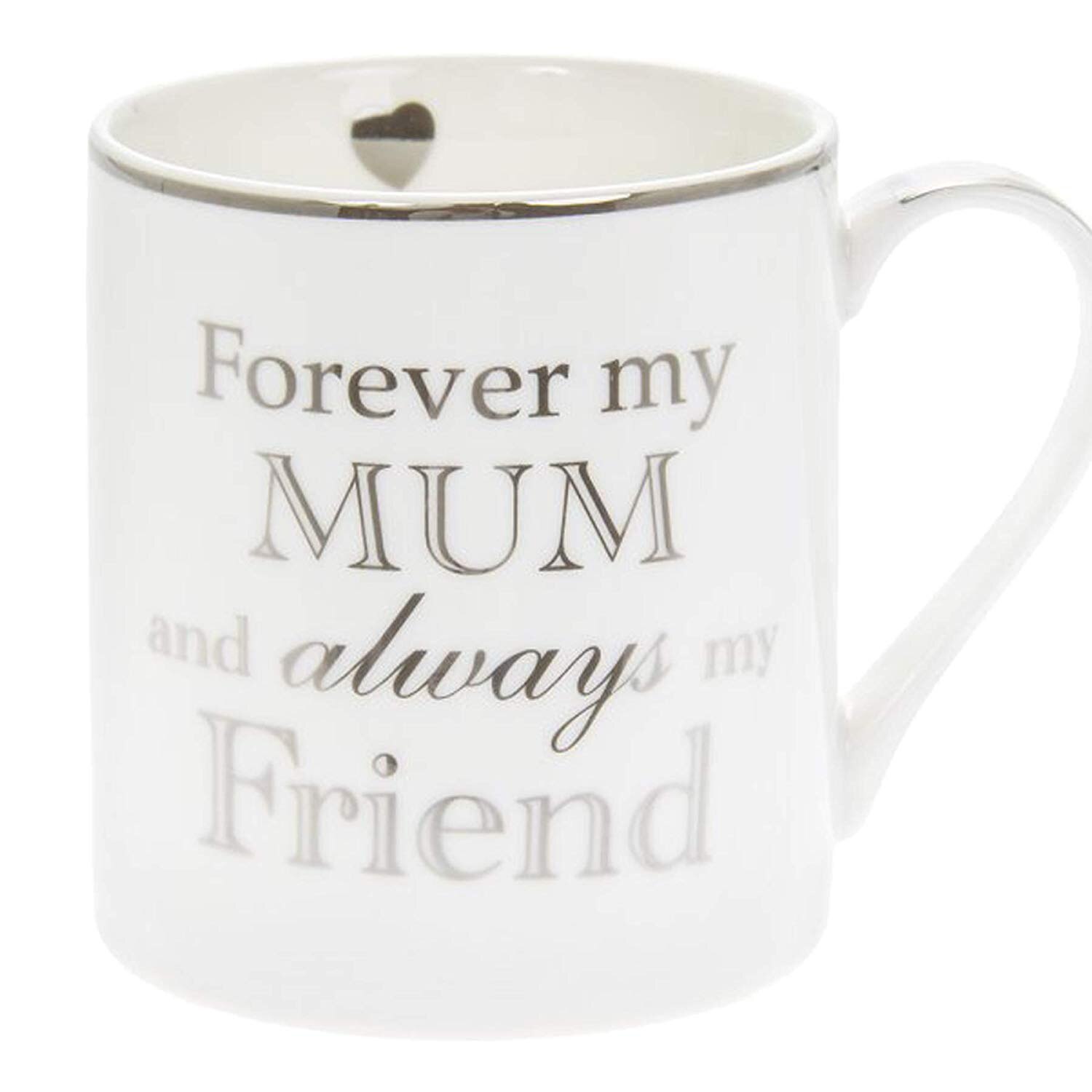 Cana - Forever My Mum, Portelan, 300 ml, Alb / Gri
