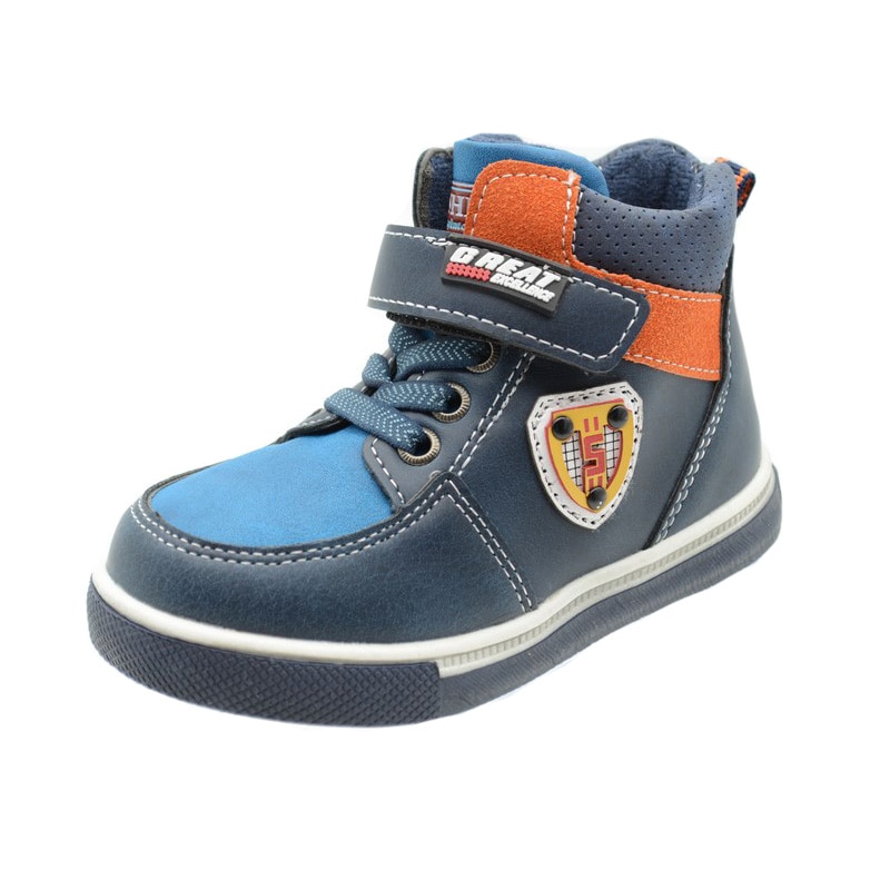 Ghete captusite pentru baieti Bessky JE7526-2, Bleumarin