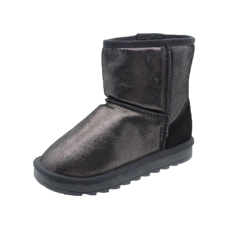 Cizme imblanite pentru fete Bessky 8301-1, Negru