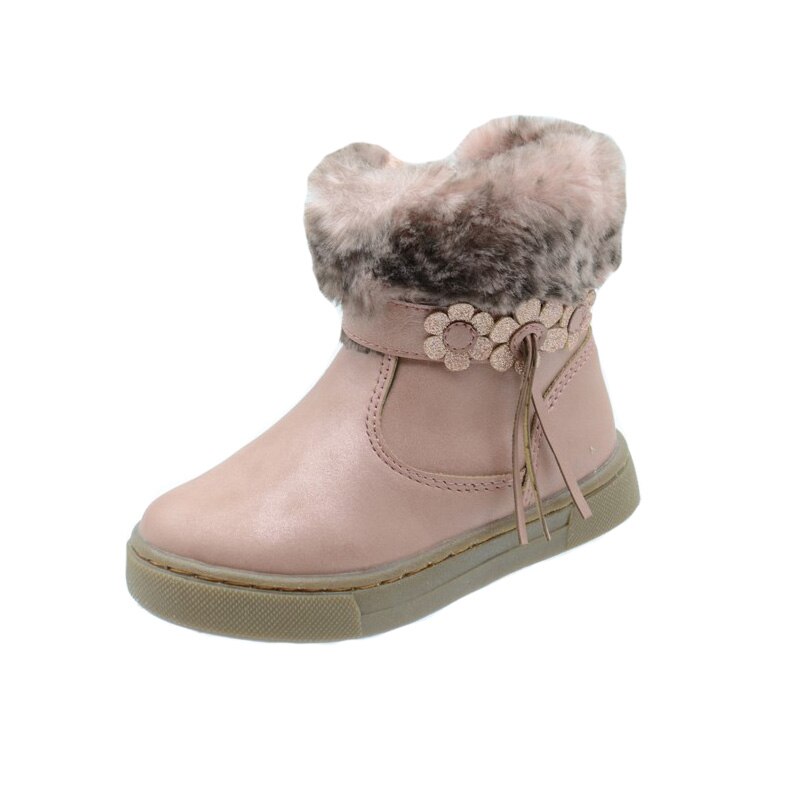 Cizme imblanite pentru fete American Club GC29/20R, Roz