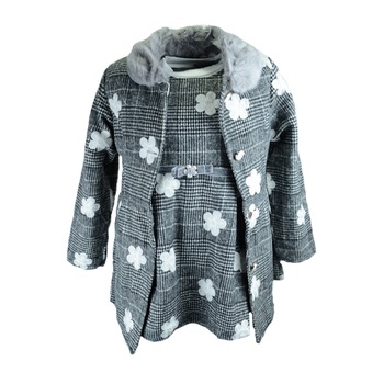 Rochita eleganta pentru fete Happy House HH225G, Gri Rochita eleganta pentru fete Happy House HH225G, Gri