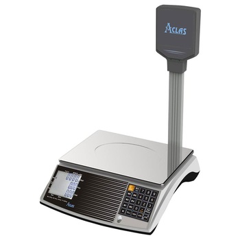 Cantar comercial cu acumulator Aclas PS1A cu brat 15/30kg Cantar comercial cu acumulator Aclas PS1A cu brat 15/30kg