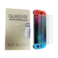 Set 2 folii de protectie, Sticla securizata, Pentru Nintendo Switch,2.5D, 0.26 mm, Transparent