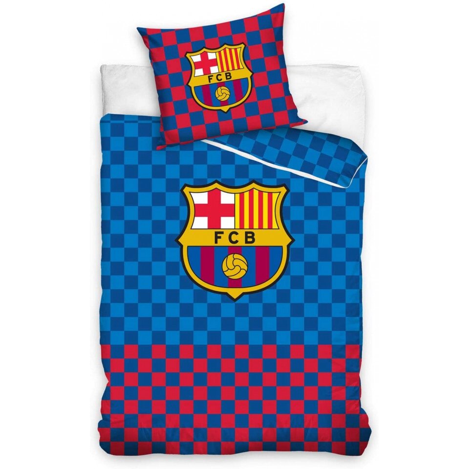 Lenjerie pat FC Barcelona 160x200 cm FCB192029