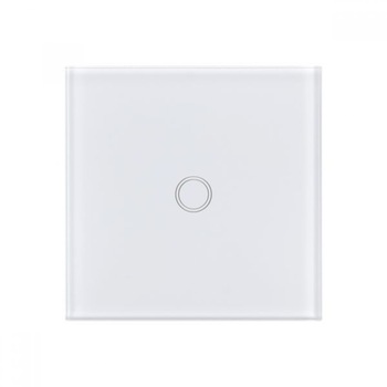 Intrerupator Touch Simplu ,Alb ,Putere 1000w ,5A ,86x86x30mm Intrerupator Touch Simplu ,Alb ,Putere 1000w ,5A ,86x86x30mm