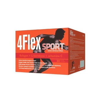 Supliment alimentar 4Flex Sport, Colagen + L-Carnitina, 30 de plicuri Supliment alimentar 4Flex Sport, Colagen + L-Carnitina, 30 de plicuri