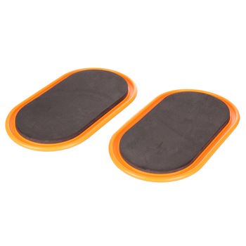 Discuri fitness alunecare, Merco Ellipse , set 2 buc, portocaliu Discuri fitness alunecare, Merco Ellipse , set 2 buc, portocaliu