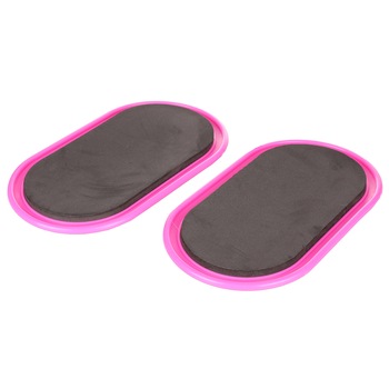 Discuri fitness alunecare, Merco Ellipse , set 2 buc, roz Discuri fitness alunecare, Merco Ellipse , set 2 buc, roz