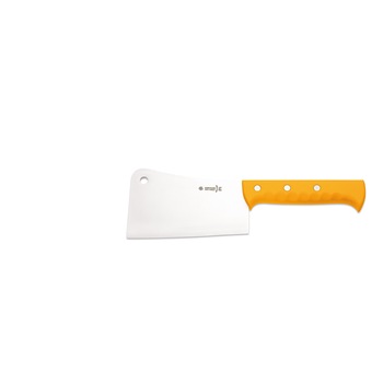 Satar de macelarie, GIESSER, otel, maner galben ,18 cm Satar de macelarie, GIESSER, otel, maner galben ,18 cm