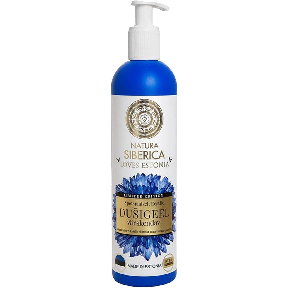 Gel de dus Natura Siberica Loves Estonia revigorant Femei 400 ml