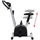 Bicicleta pentru fitness, vidaXL, Otel si plastic, 92,5 x 49 x 106 cm, Negru