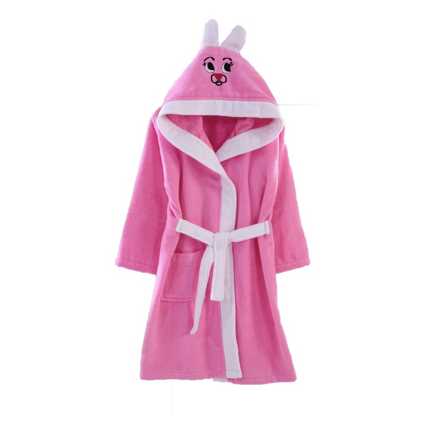 Halat copii bumbac 100% 5-6 ani roz