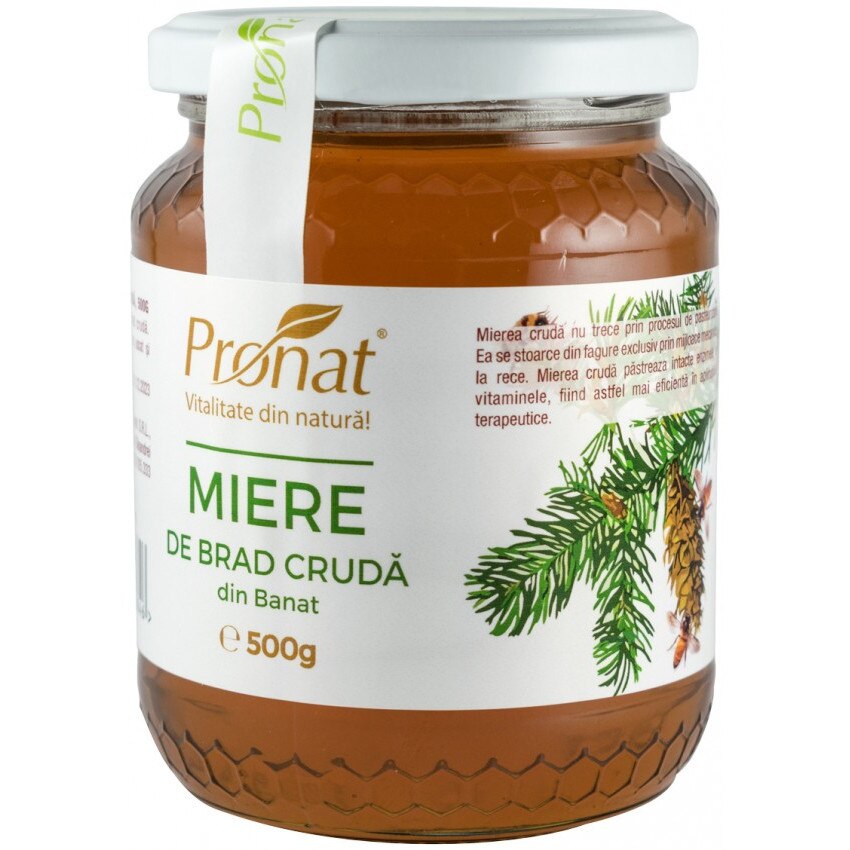 Miere de brad cruda, Pronat, 500 g