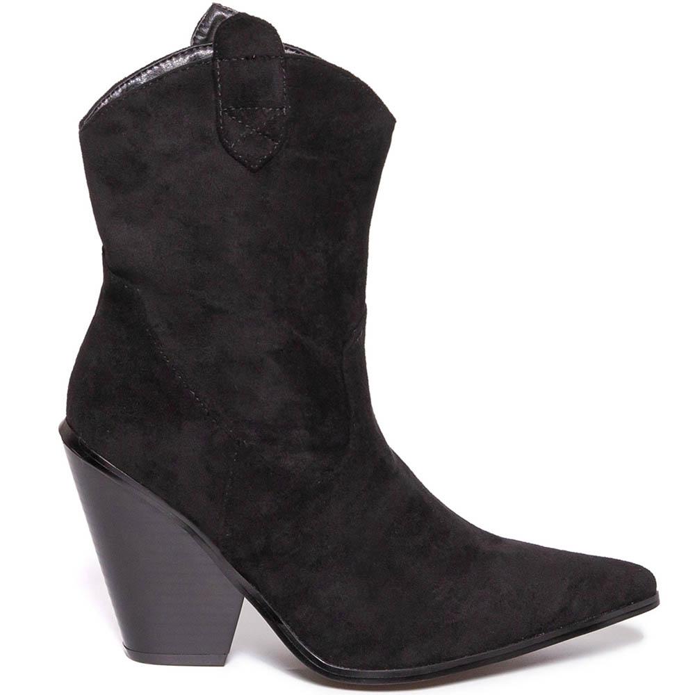 Botine dama Malu, Negru