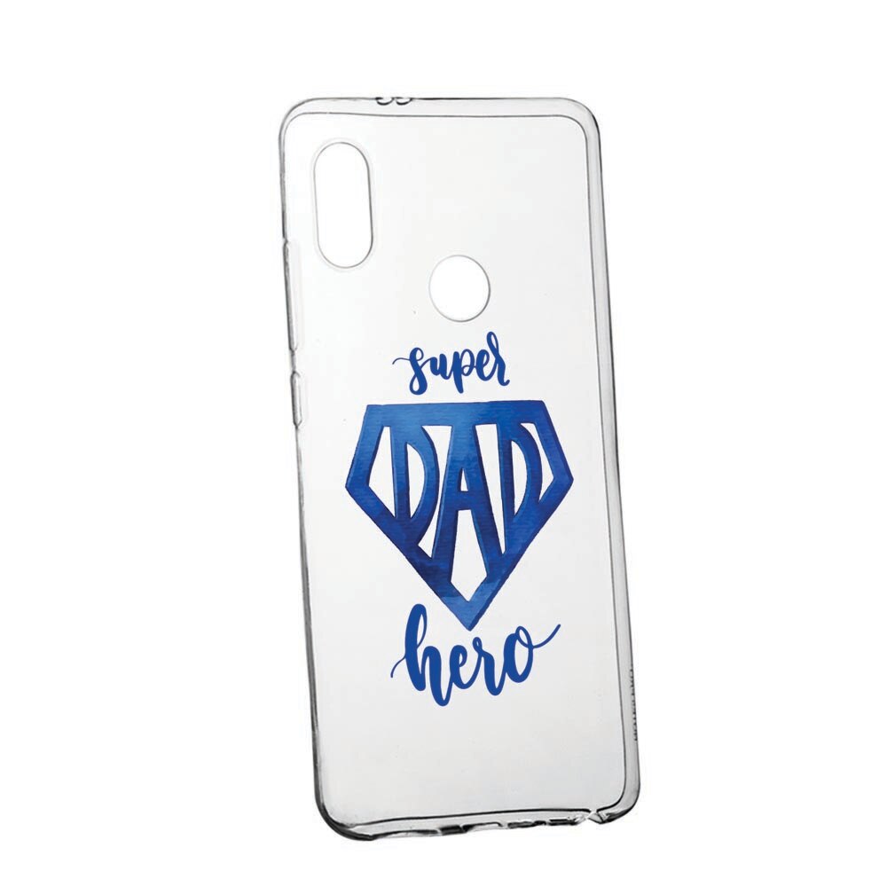 Husa pentru Motorola One Action, rezistenta la uzura, anti-alunecare, Superhero Dad, 182