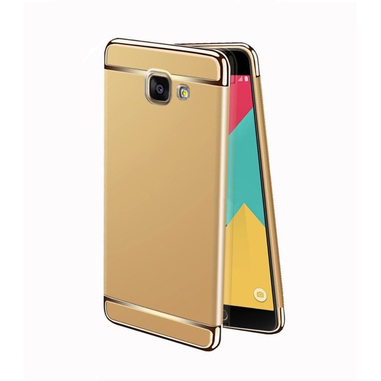 Husa 3 in 1 Luxury pentru Galaxy A7 (2017) Gold