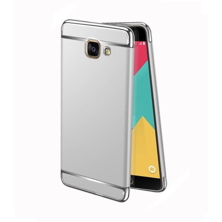 Husa 3 in 1 Luxury pentru Galaxy A7 (2017) Silver