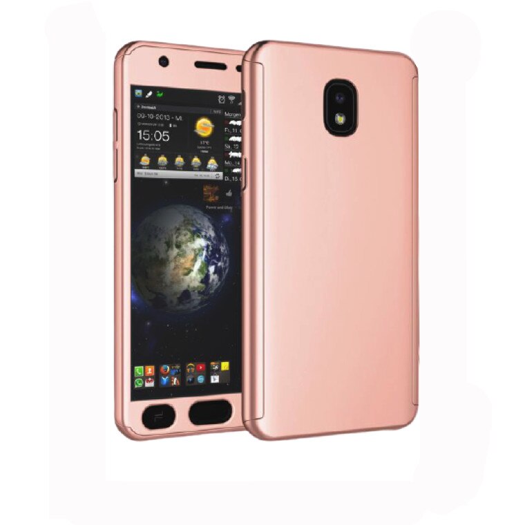 Husa 360 pentru Galaxy J2 Pro 2018 (Grand Prime Pro / J250FD) Rose Gold