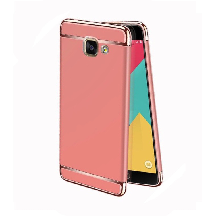 Husa 3 in 1 Luxury pentru Galaxy A7 (2017) Rose Gold
