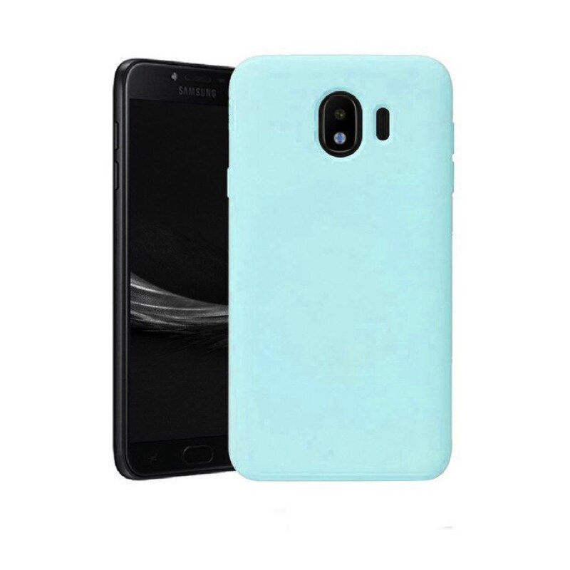 Husa Silicon Premium pentru Galaxy J4 (2018) BabyBlue