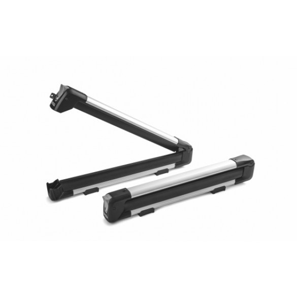 Suport auto pentru schiuri, Skoda, Negru/Argintiu